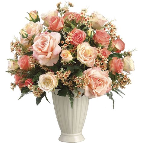 Silk Arrangements, Flower Vase Arrangements, Memorial Flowers, Silk Floral Arrangements, Flower Arrangements Simple, Rose Arrangements, Fresh Flowers Arrangements, Vase Arrangements, Silk Flower Arrangements