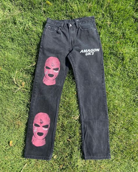 Custom jeans restocked👖👖👖….🔥🔥🔥. @amagon_uks #amagon_uks . . Screen printed graffiti/embroidery ~Plastisol opaque paints . Location: Machinga Complex, Block A-42 📞/WhatsApp me 💬: +255622455730 . . . . . #hypebeast #art #viral #explore #2024 #streetwear #crosses #bandanaprint #diyproducts #foryou #highsnobiety #customjeans #pinterest #reworkedvintage #printedjeans #facemask #y2k #streetwearbrand #outfitsociety #diy #fashionstyle #y2kfashion #popular #handmade #screenprinted #love #trending #vir... Graffiti Embroidery, 2024 Streetwear, Cowboy Carter, Hypebeast Art, Custom Jeans, Reworked Vintage, Printed Jeans, Bandana Print, Y2k Fashion