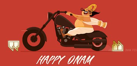 King Mahabali joyride Onam Festival Cartoon, Happy Onam Images, Onam Images, Minion Wallpaper Iphone, Happy Onam Wishes, Clash Royale Wallpaper, Onam Wishes, Onam Festival, Funny Stick Figures