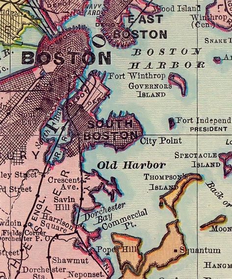 Boston Map Art, Boston Poster, Boston Map, Walking City, Map Printable, Harbor Island, Boston Harbor, Printable Maps, Map Poster