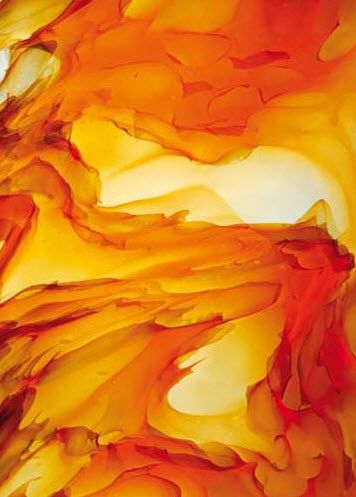 colored blown pattern glass~Love this!  Remind me to keep my inner flames roaring!~SRG Foto Macro, Charcoal Drawings, Jaune Orange, Rainbow Aesthetic, Orange You Glad, Orange Aesthetic, Orange Wallpaper, Orange Is The New, Arte Inspo