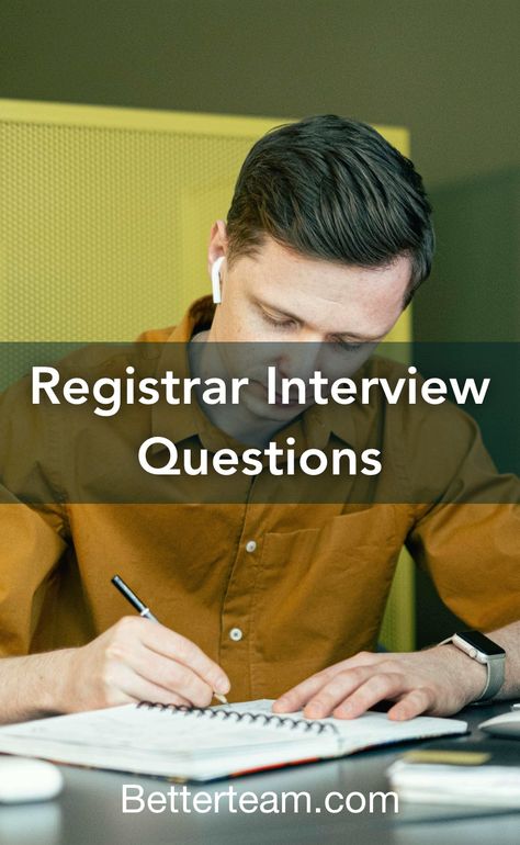 Top 5 Registrar interview questions with detailed tips for both hiring managers and candidates. School Registrar, Student Interview, Dean Of Students, Computer Literacy, Job Description Template, Student Information, Student Services, Interpersonal Skills, Time Management Skills