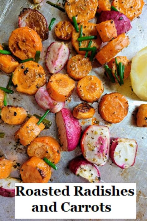 Sliced Carrots, Roasted Radishes, Root Vegetable, Rice Casserole, Dinner For Two, Roasted Carrots, Root Vegetables, Radishes, Vegetable Sides