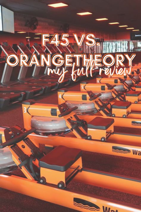 What sets these two popular workouts apart? Discover the unique features, intensity levels, and benefits of F45 and Orangetheory to find your perfect fit! Sharing all the details here (and which one I personally prefer) F45 Workout, Total Body Workout Routine, 45 Minute Workout, Fitness Site, Quick Workouts, Workout Routines For Women, Workout Training Programs, Killer Workouts, Popular Workouts