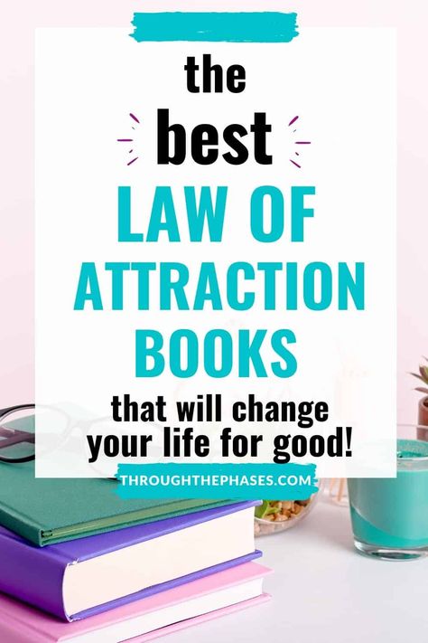 These are the best Law of Attraction books to transform your life in 2020 and beyond! Reading these books will enhance your manifestation practice and help you manifest anything from money and success to love and happiness! Learn how to manifest with these books #lawofattraction #LOA Best Law Of Attraction Books, Law Of Attraction Books To Read, Law Of Attraction Books, Manifestation Practice, Meditative Mind, Manifestation Success, Science Of Getting Rich, Power Of Attraction, Manifestation Magic