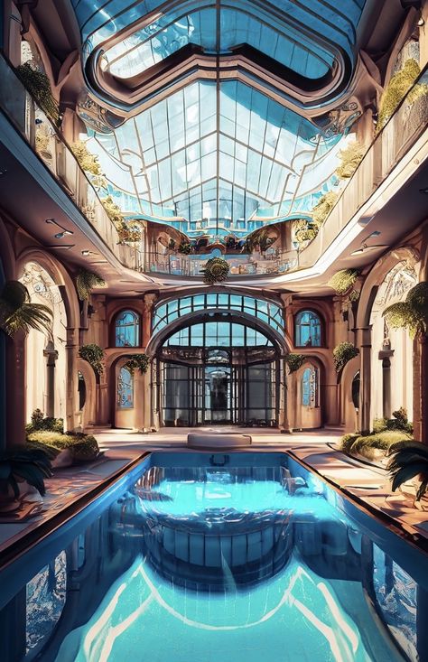 #luxurylife #luxuryrealestate #pools #mansions #luxurydotcom Mansion Pools Luxury, Mansion Swimming Pool, Mansion On The Water, Insane Pools Luxury, Mansion Swimming Pool Luxury, Mansion Plans, Mansion Exterior, Richest In The World, Inside Outside