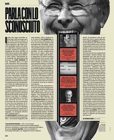 Magazine Column Design, Creative Article Design, Film Magazine Design, Magazine Advertising Design, Magazine Cover Graphic Design, Art Magazine Layout Design, Magazine Ad Design, Italian Newspaper, Magazines Design