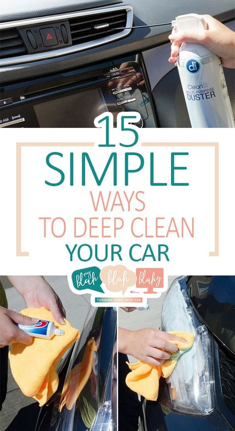 Diy Car Cleaning, Cleaning Car Interior, Car Cleaner, Clean Your Car, Car Cleaning Hacks, Household Cleaning Tips, Car Hacks, Diy Car, Deep Clean