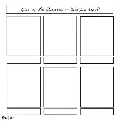 6 Fan Art Challenge Template! 6 Fanarts Template, Six Fanarts Template, Six Fanarts Challenge Template, Six Fanarts, Challenge Template, Merry Christmas Coloring Pages, Cleaning Checklist Template, Picture Templates, Word Problem Worksheets