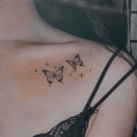 Minimalist Tattoos, Tattoo Ideas, Butterflies, Tattoos