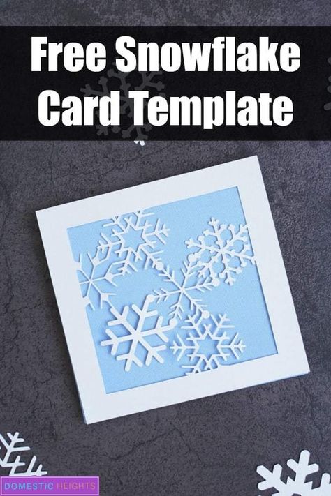 Cricut Christmas Cards - DOMESTIC HEIGHTS Christmas Card Cricut Templates, Free Christmas Card Svg Files For Cricut, Cricut Christmas Cards Free, Cricut Christmas Cards Free Svg, Free Christmas Card Svg, Christmas Cards With Cricut, Cards With Cricut, Free Christmas Card, Cardstock Projects