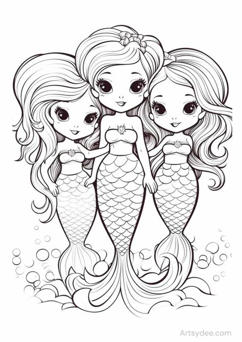 Dive into an underwater world of color with our 43 Free Printable Mermaid Coloring Pages! These whimsical and magical mermaid illustrations are perfect for kids and adults alike. With cute mermaids, seahorses, and intricate zentangles, you'll have plenty of options to choose from. Download our printable pages now and let your creativity flow with these enchanting mermaid coloring pages! Free Printable Mermaid, Mermaid Illustrations, Free Coloring Pictures, Mental Maths, Mermaid Coloring Book, Kids Colouring, Free Kids Coloring Pages, Maths Worksheets, Magical Mermaid