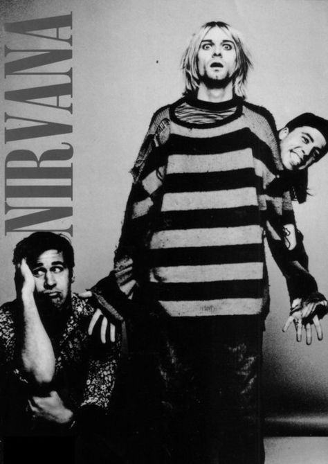 Nirvana Nirvana Pictures, Curco Vein, Nirvana Poster, Donald Cobain, Krist Novoselić, Nirvana Kurt Cobain, Nirvana Kurt, Dave Grohl, Band Posters