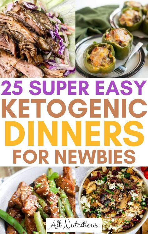 If you're on ketogenic diet, these keto dinners will save you in the evenings when you need to cook something for the fam. Enjoy these keto recipes and have a low carb meal that's delicious with everyone. #keto #ketodiet Keto Dinner Ideas Easy, Low Carb Low Calorie Recipes, Quick And Easy Keto Dinner, Ketogenic Meals, Quick Keto Meals, Ketogenic Recipes Dinner, Dinner Recipes Healthy Low Carb, Keto Dinner Ideas, Easy Keto Dinner