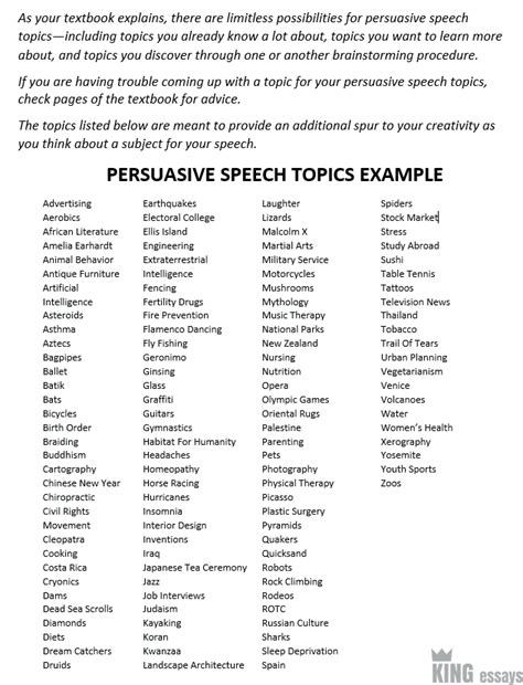 100 Persuasive Speech Topics For Students Unique Speech Topics, Interesting Speech Topics Student, Persuasive Speech Examples, Interesting Speech Topics, Informative Speech Topics, Persuasive Speech Topics, Informative Speech, Essays Examples, Intro Paragraph