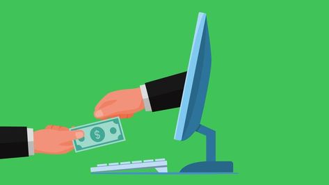 earn money online concept animation with hands giving and receiving money from a PC monitor on green screen background Money Green Screen, Hands Giving, Screen Background, Green Screen Backgrounds, Pc Monitor, Logo Banners, Cityscape Photos, Marketing Design, Green Screen