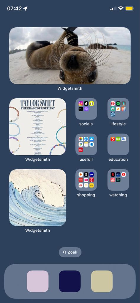 summer| coastal| iPhone| iOS16| dark blue| Taylor Swift| Swiftie| sea| sealion| apps| beach aesthetic Dark Blue Taylor Swift, Blue Taylor Swift, Summer Homescreen, Layout Phone, Taylor Swift Swiftie, Coconut Girl, Beach Aesthetic, Blue Wallpapers, Taylor Swift