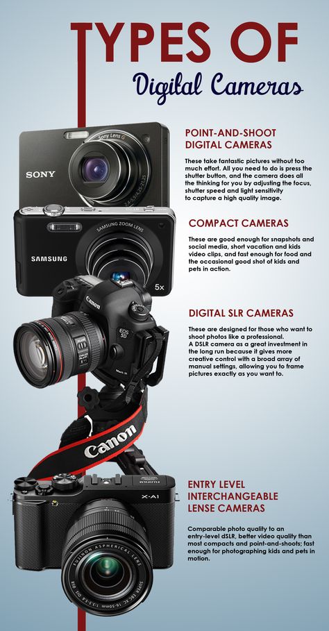 Take a look at the different types of digital cameras and camera accessories at camerastore.com.au Different Types Of Cameras, Types Of Camera, Camera Types, Diy Photo Studio, Keyboard Symbols, Filmmaking Inspiration, Canon Cameras, Film Camera Photography, Digital Photography Lessons