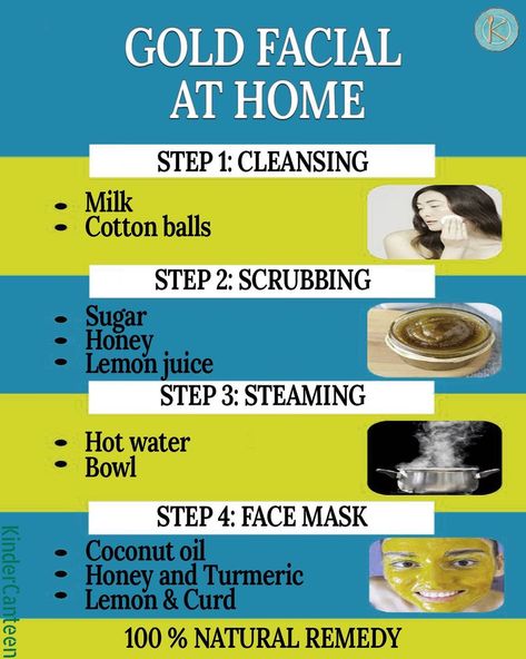 Home Facial Treatments, Coconut Oil Mask, Facial At Home, Coconut Oil Face Mask, Gold Facial, Remedies For Glowing Skin, Mask At Home, Home Remedies For Skin, Skin Face Mask