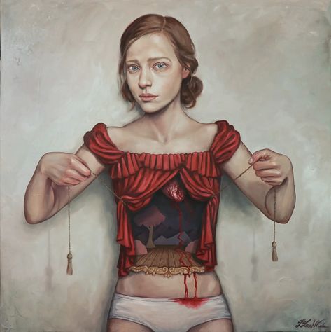 The Oil Paintings of Lisa Lach-Neilson - Hi-Fructose Magazine Hi Fructose, Zooey Deschanel, Ap Art, Pop Surrealism, Magazine Art, Surreal Art, Art Sketchbook, Portrait Art, Visual Artist