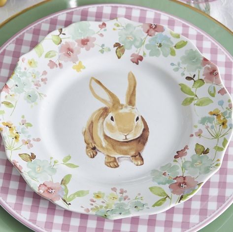 Egg Colors, Bunny Plates, Bowl Sets, Easter Table Settings, Plates And Bowls Set, Spring Tablescapes, Spring Fever, Coloring Easter Eggs, Bunny Ears