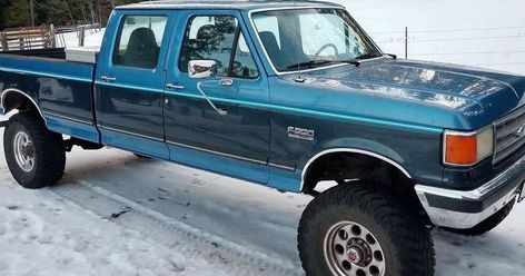 1988 Ford F350 7.3 IDI With ATS Turbo And ZF5 97 Ford F350 Diesel Trucks, 1988 Ford F250, Future Trucks, Old Pickup, Classic Ford Trucks, Ford F350, Truck Yeah, Ford Super Duty, Ford Pickup Trucks