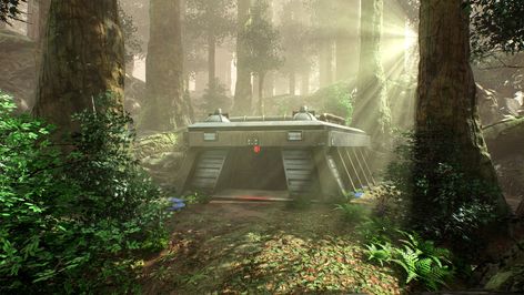 Star Wars Endor Aesthetic, Endor Star Wars Aesthetic, Star Wars Planets Aesthetic, Starwars Planets, Star Wars Landscapes, Star Wars Forest, Star Wars Locations, Endor Star Wars, Star Wars Endor