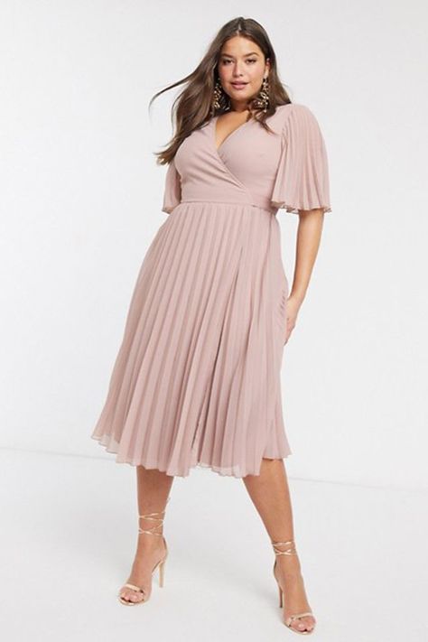 Dresses For Wedding Guests Plus Size, Pink Wedding Guest Dresses, Dress With Kimono, Plus Size Wedding Guest Dresses, Formal Wedding Guest Dress, Spring Wedding Guest Dress, Best Wedding Guest Dresses, Sukienki Plus Size, Gaun Fashion