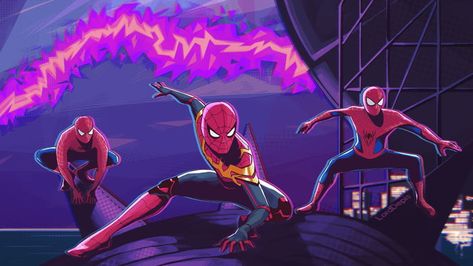 Spider-Man : No Way Home fanart (2560 x 1440) spoiler for a very huge beautiful scene* Spiderman No Way Home, Image Dbz, Image Spiderman, Spectacular Spider Man, Spiderman Artwork, Spiderman Pictures, No Way Home, Marvel Spiderman Art, Bd Comics