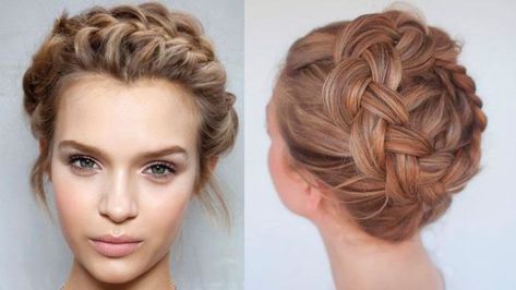 Crown Braid Hairstyles Crown Braid Hairstyles, Hairstyles For Formal Events, Hairstyles For Formal, Braids Crown, Braid Crown Tutorial, Crown Braids, Braid Crown, Braided Crown, Braided Crown Hairstyles