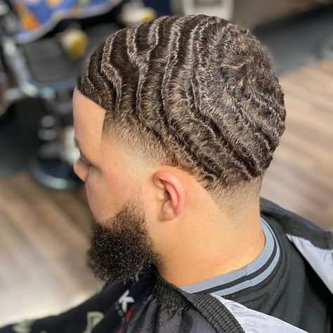 39 + Fabulous types of waves hair (2020) Men's Hair, Haircuts, Fade Haircuts, short, medium, long, buzzed, side part, long top, short sides, hair style, hairstyle, haircut, hair color, slick back, men's hair trends, disconnected, undercut,#fade #women#boys #boy#taperfadehaircut#haircutmen#shortcurlyhair #hairstyles#hairstylesforkids #haircuts#tumblrhair #fade #hairstyles#barbershopconnect#mensfashion #menshair Big Waves Hairstyle, 360 Waves Hair, Temp Fade Haircut, Waves Hairstyle Men, Natural Hair Men, Types Of Waves, Undercut Fade, Waves Hairstyle, Waves Haircut