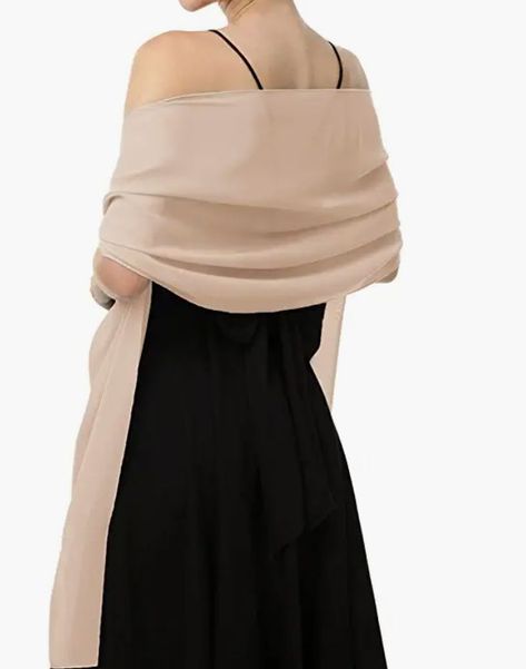 Modest Formal Dresses, Chiffon Shawl, Chiffon Wrap, Soft Scarf, Red Chiffon, Evening Party Gowns, Dress Women Elegant, Camisole Dress, Women's Evening Dresses