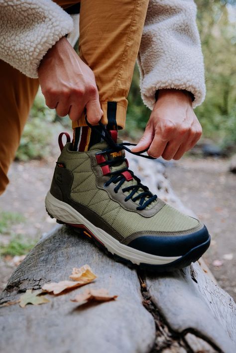 Shoes Photography Outdoor, Wool Animation, Rugged Durable High-top Hiking Boots, Rugged Waterproof Hiking Boots For Streetwear, Outdoor Product Shoot, Men’s Hiking Shoes, Hiking Boots Photography, Rugged Impact-resistant Hiking Boots, Men Hiking Outfit