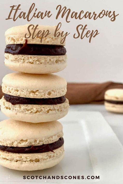 Italian Macaroons, Italian Meringue Macaron Recipes, Italian Almond Macaroons, Italian Macaron Recipe, Cool Macaron Flavors, Italian Meringue Macaron, Italian Method Macarons Recipe, Gluten Free Macarons, Italian Vs French Macarons