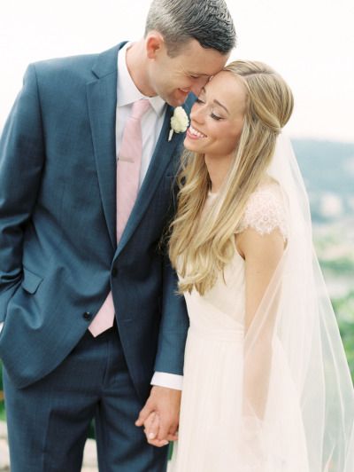 Sweet smiles: http://www.stylemepretty.com/2015/03/02/pink-gray-downtown-cincinnati-wedding/ | Photography: Clary Pfeiffer - http://www.claryphoto.com/ Europe Film, Cake Bride, Gray Shades, Downtown Cincinnati, Groomsmen Outfits, Cincinnati Wedding, Simple Wedding Hairstyles, Peonies Garden, Lesbian Wedding