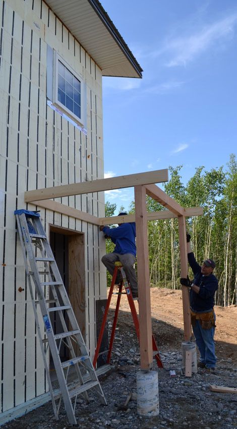 Porch Overhang, Door Overhang, Canopy Roof, Backyard Canopy, Porch Roof, Door Canopy, Roofing Diy, Wooden Pergola, Door Entry