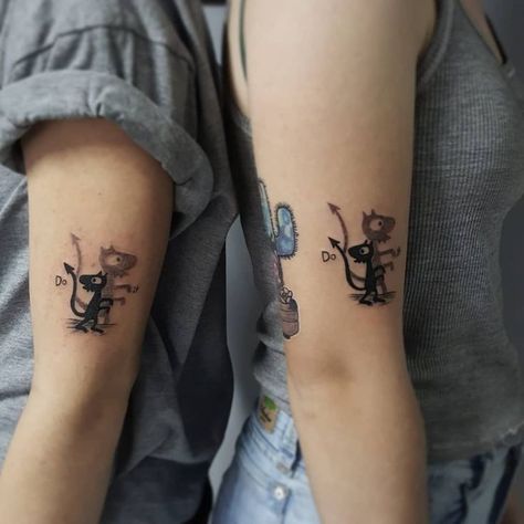 Disenchantment Tattoo, Luci Tattoo, Trippy Tattoo Ideas, Trippy Tattoo, Elements Tattoo, Coffee Tattoos, Bff Tattoos, Badass Tattoos, Funny Tattoos