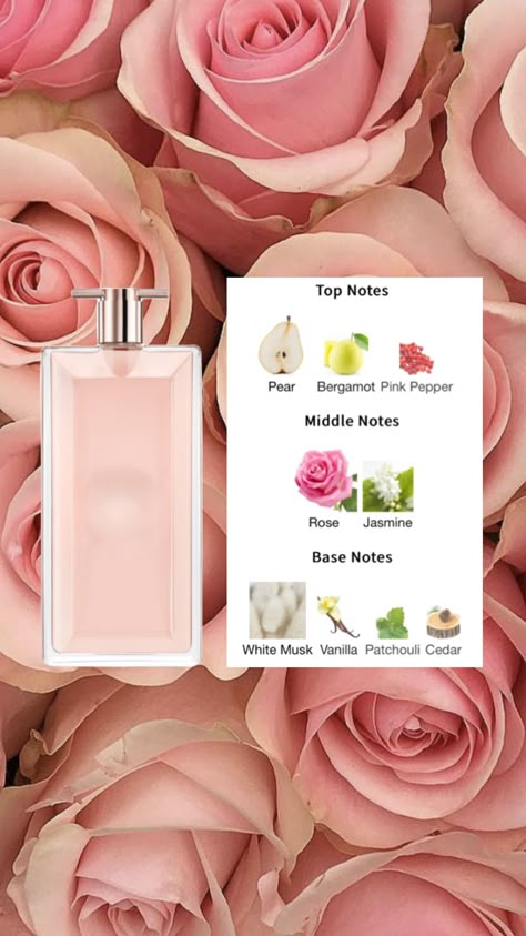 #perfume #fragrance #idole #zendaya #lancome #vanilla #vanillagirl #roses Zendaya Lancome, Lancome Perfume, Clean Perfume, Diy Perfume, Fragrances Perfume Woman, Vanilla Perfume, Girly Phone Cases, Glamorous Hair, Rose Perfume