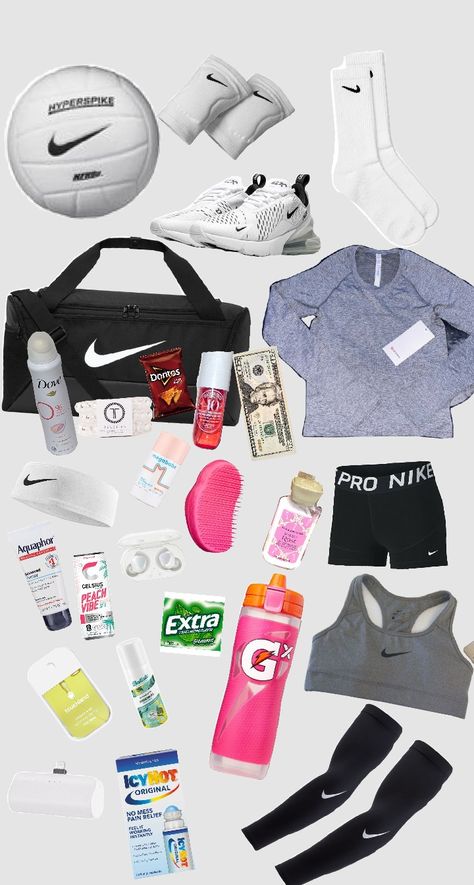 volleyball fit #volleyball Volleyball Essentials, Volleyball Bag, Volleyball Inspiration, Volleyball, Nike, Sports, Pins, Quick Saves