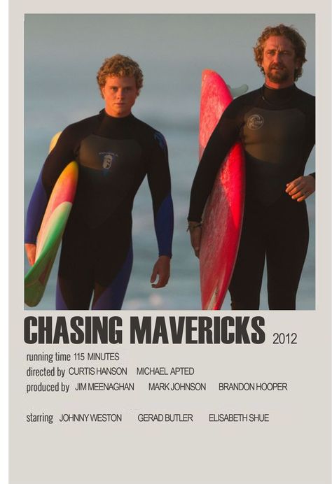 Grace + Core + Aesthetic, Chasing Mavericks, Surf Boy, Beach Cartoon, Surf Movies, Surf Room, Beach Wall Collage, Movies To Watch Teenagers, Iconic Movie Posters