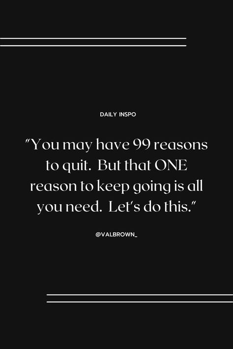 I used to be a big fan of pros/cons lists... Until I realized they were holding me back. We can ALWAYS find reasons not to do something. Even if there is only ONE reason to do it, There is an opportunity to grow and step into our next highest self. Stop looking for reasons NOT to do it. Even if there is only ONE reason to do it, Follow your heart and go for it. You never know where it will lead you. #fitness #fitnessmotivation #motivation #inspiration 6 Reasons Why You Should Go For It, Reasons To Keep Going, 2024 Manifestations, Highest Self, Know It All, Note To Self Quotes, Get Educated, Why Do People, Follow Your Heart