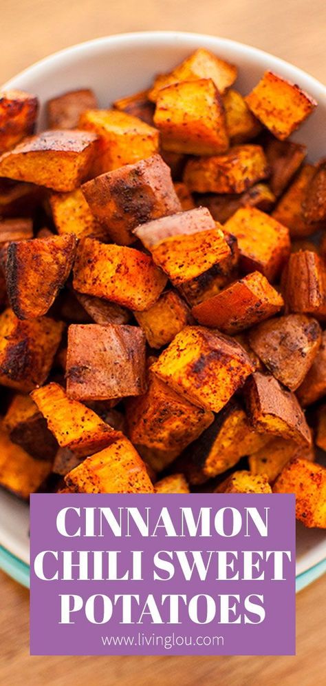 Roasted Chili Peppers, Easy Sweet Potato Recipes, Sweet Potato Oven, Sweet Potato Seasoning, Sweet Potato Recipes Roasted, Sweet Potato Recipes Healthy, Sweet Potato Cinnamon, Mint Yogurt, Roasted Apples