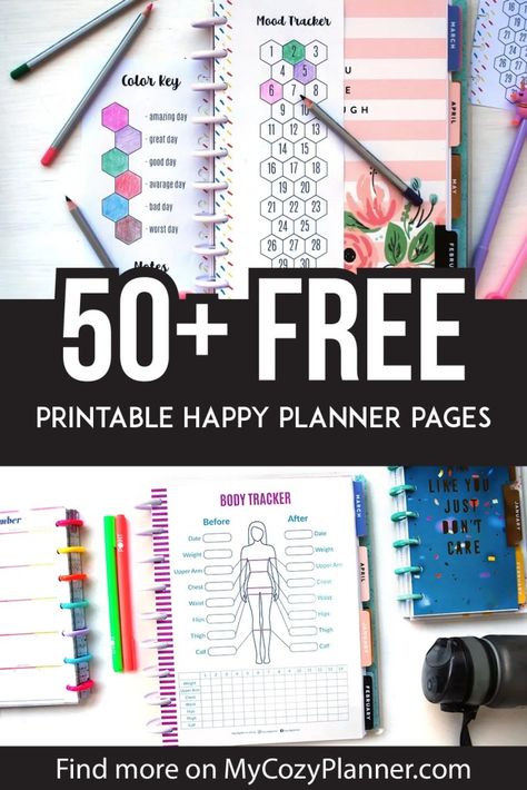 Printable Happy Planner Pages, Fitness Happy Planner, Christmas Planner Printables, Create 365 Happy Planner, Happy Planner Free Printable, Book Printables, Free Planner Templates, Cleaning Printable, Fitness Planner Printable