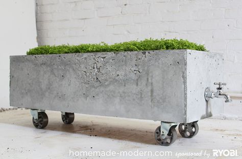 Today we have a fabulous Collection of Industrial Farmhouse DIY Cement Projects that I do believe you are going love. To be honest…each and everyone of these DIY’s can be used in just about any home decor stylized to your liking! But for those of you that love that Industrial style…these are for you. From … Concrete Furniture Design, Homemade Modern, Diy Concrete Planters, Old Cabinets, Diy Plant Stand, Concrete Planter, Concrete Furniture, Diy Concrete, Concrete Pots