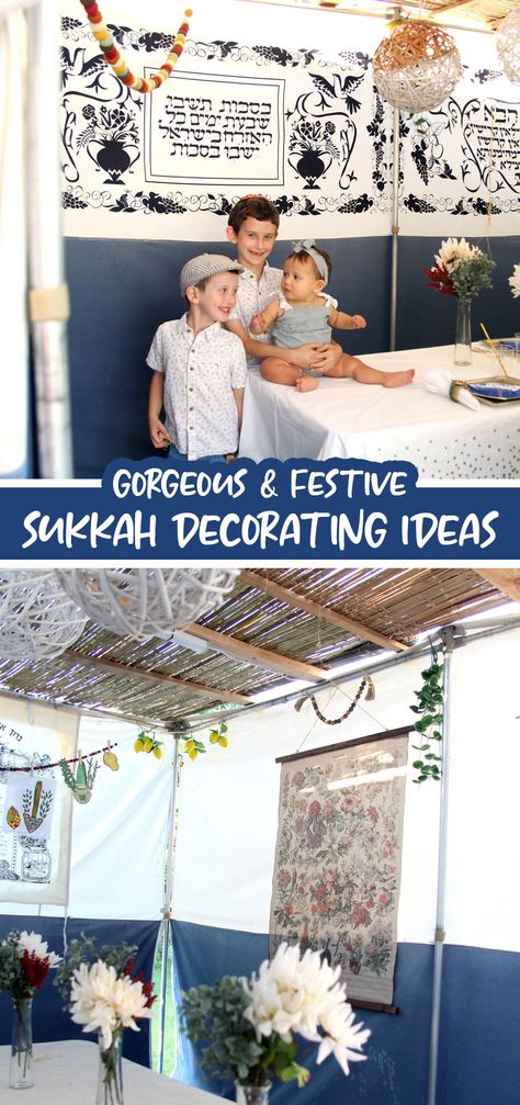 Diy Sukkah Decorations, Sukkah Ideas Decoration, Sukkah Decorations Ideas, Diy Sukkah, Sukkah Ideas, Sukkah Decorations, Sukkot Decorations, Lulav And Etrog, Biblical Holidays