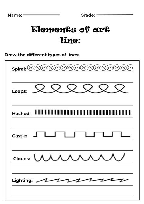 type of lines, type of Lines for Kids, type of lines in art, type of lines worksheet for kids, type of lines handout, elements of art, type of lines for kindergarten, type of lines for grade 1, elements of art line worksheet, elements of art worksheet pdf, lines of All Kinds, different kinds of lines, Elements of art handout and worksheet, line worksheet for preschool, line worksheet, line worksheet for kindergarten, line worksheet for grade 1, line in art, art worksheet, art worksheet for kids Elements Of Art Worksheet, Elements Of Art Line, Different Types Of Lines, The Elements Of Art, Shape Tracing Worksheets, Types Of Lines, Art Worksheets, English Lessons For Kids, Art Activities For Kids