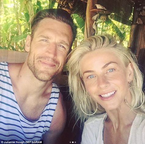 Fresh: The Dancing With The Stars judge also posted this make-up free snap with her husband Julianna Hough, Julianne Hough Short Hair, Julianne Hough Hair, Honeymoon Album, Brooks Laich, Derek And Julianne Hough, Mtv Music Awards, Joey Fatone, Honeymoon Photos