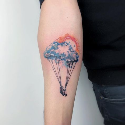 50 Best Travel Tattoos From Around the World Plane Tattoo, Travel Tattoos, L Tattoo, Geniale Tattoos, Large Tattoos, Tattoo Feminina, Spine Tattoos, Tattoos Gallery, Tattoo Set