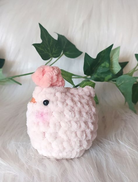 No Sew Cat Amigurumi, Crochet Chicken Stuffed Animal, Mini Chicken Crochet Pattern Free, No Sew Mini Amigurumi, Crochet Easy Plushies, Quick And Easy Crochet Amigurumi, Bulky Yarn Amigurumi Pattern Free, Free Fast Crochet Patterns, Easy No Sew Crochet Amigurumi