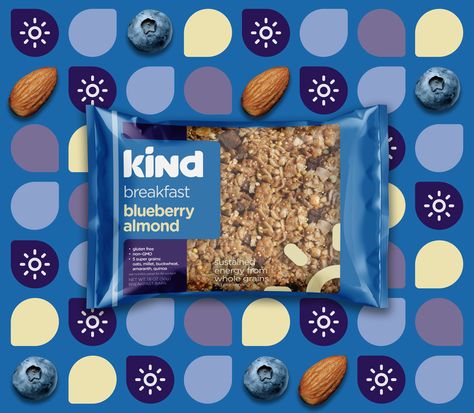 We Love This Rebranded Concept for KIND Bars — The Dieline | Packaging & Branding Design & Innovation News Energy Bar Packaging, Bar Packaging Design, Gym Branding, Bar Packaging, Branding Images, Snack Brands, Kind Bars, Energy Bar, Box Packaging Design